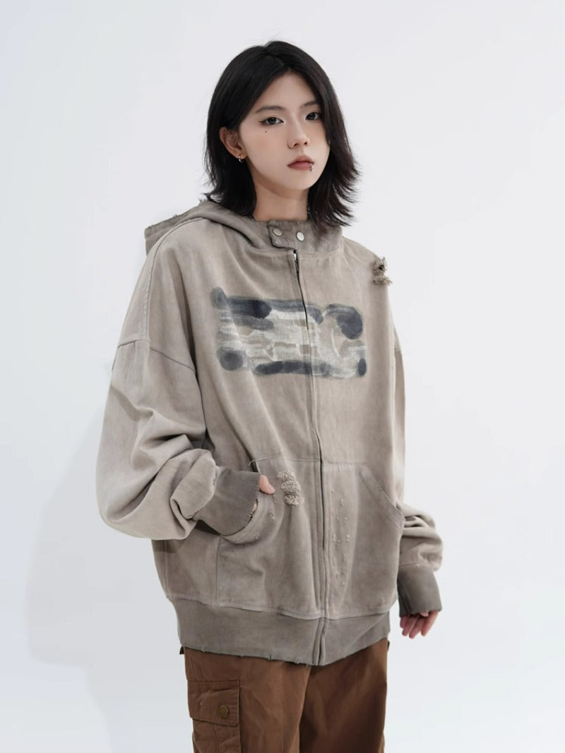 【Oneblue Shop】大人気!ヴィンテージ風ジャケット 秋冬 厚手のコットンカーディガン LS2311191