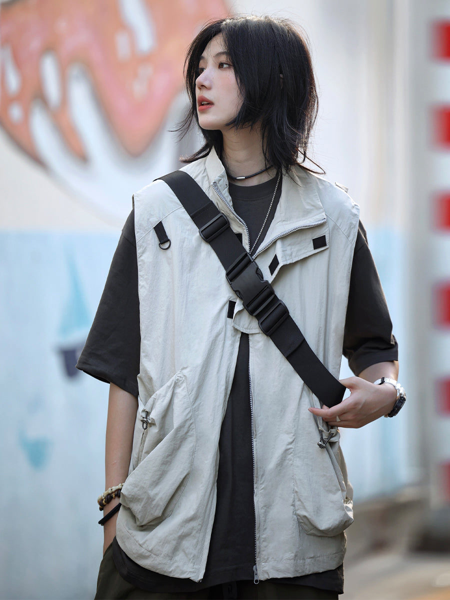 【Oneblue Shop】多機能ベスト ワークベストアウトドアジャケットLS071302
