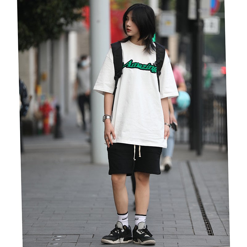 【Oneblue shop】ゆったりスポーツショーツ LS2306163
