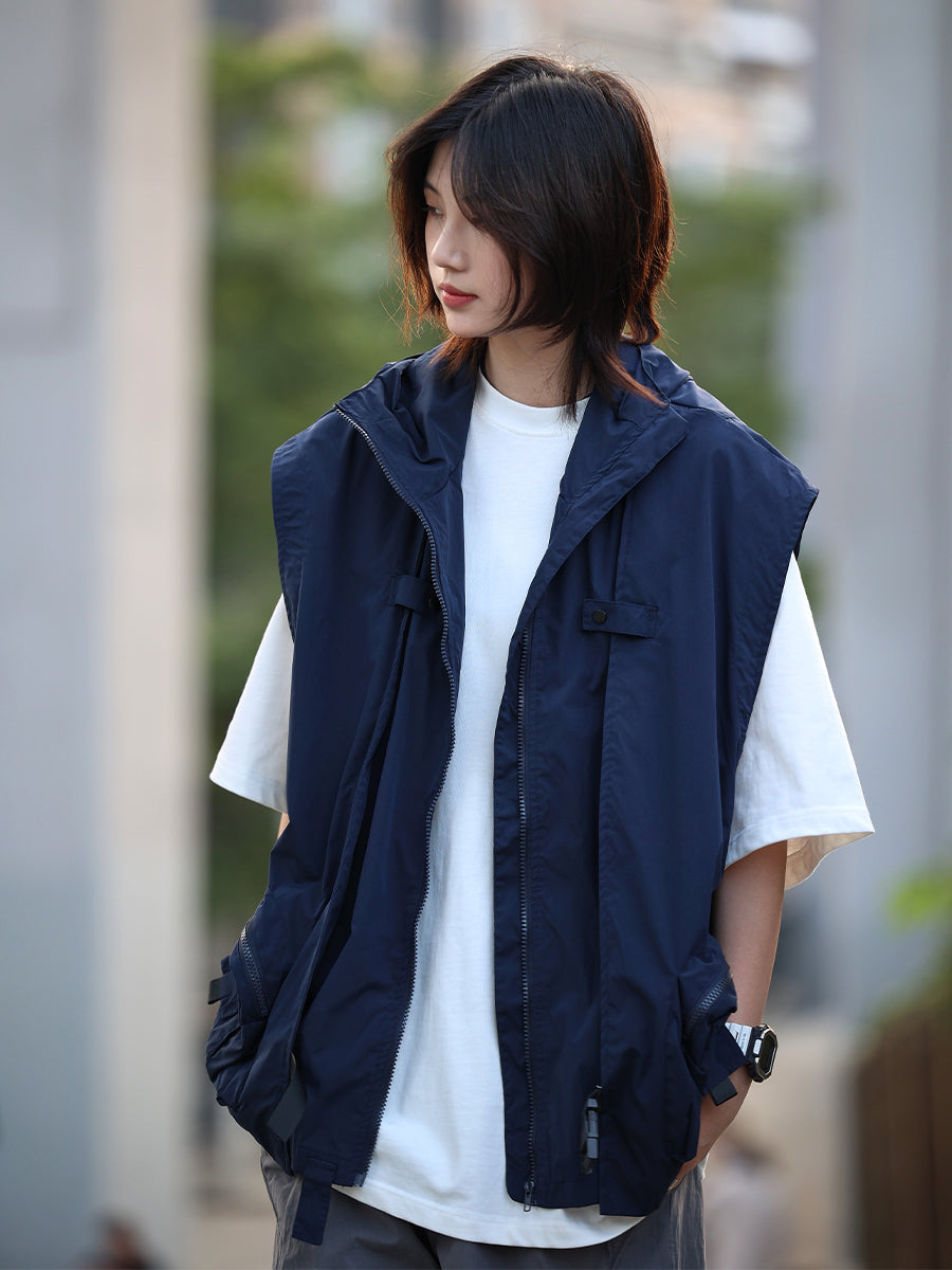 【Oneblue Shop】多機能ベスト ワークベストアウトドアジャケット LS051402