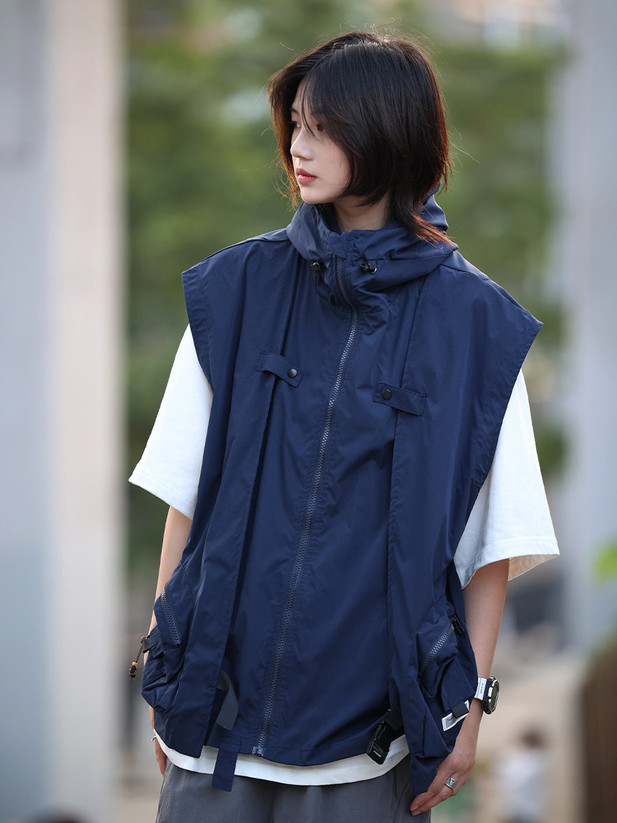 【Oneblue Shop】多機能ベスト ワークベストアウトドアジャケット LS051402