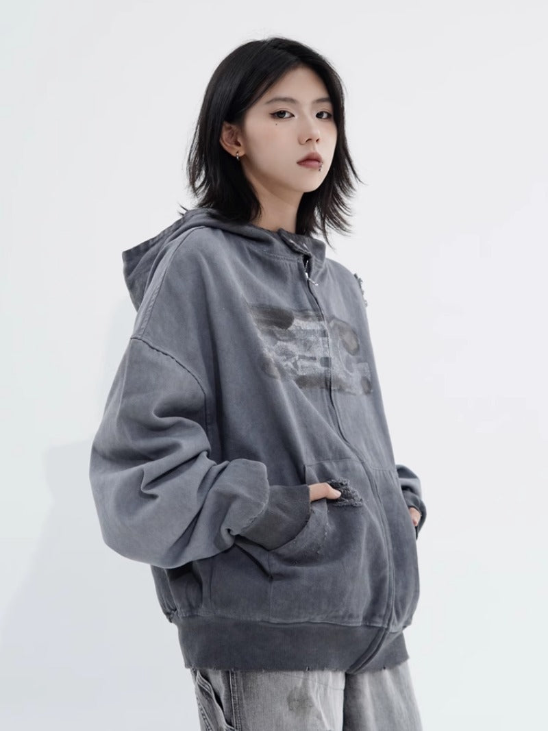 【Oneblue Shop】大人気!ヴィンテージ風ジャケット 秋冬 厚手のコットンカーディガン LS2311191