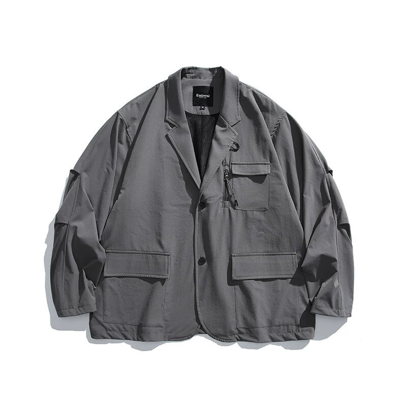 【Oneblue Shop】2025新作 マルチポケット スーツジャケット LS2502183