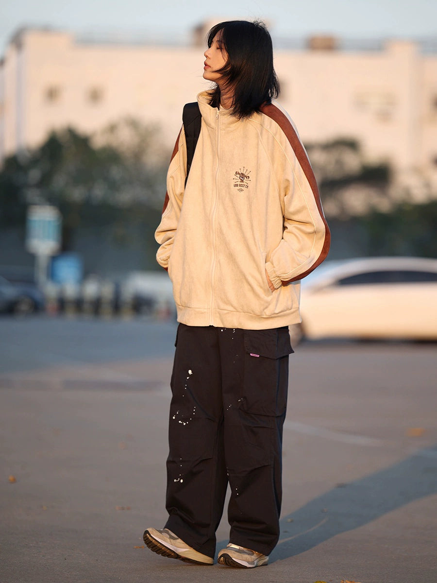 【Oneblue Shop】スタイリッシュボンバージャケット ls2403092