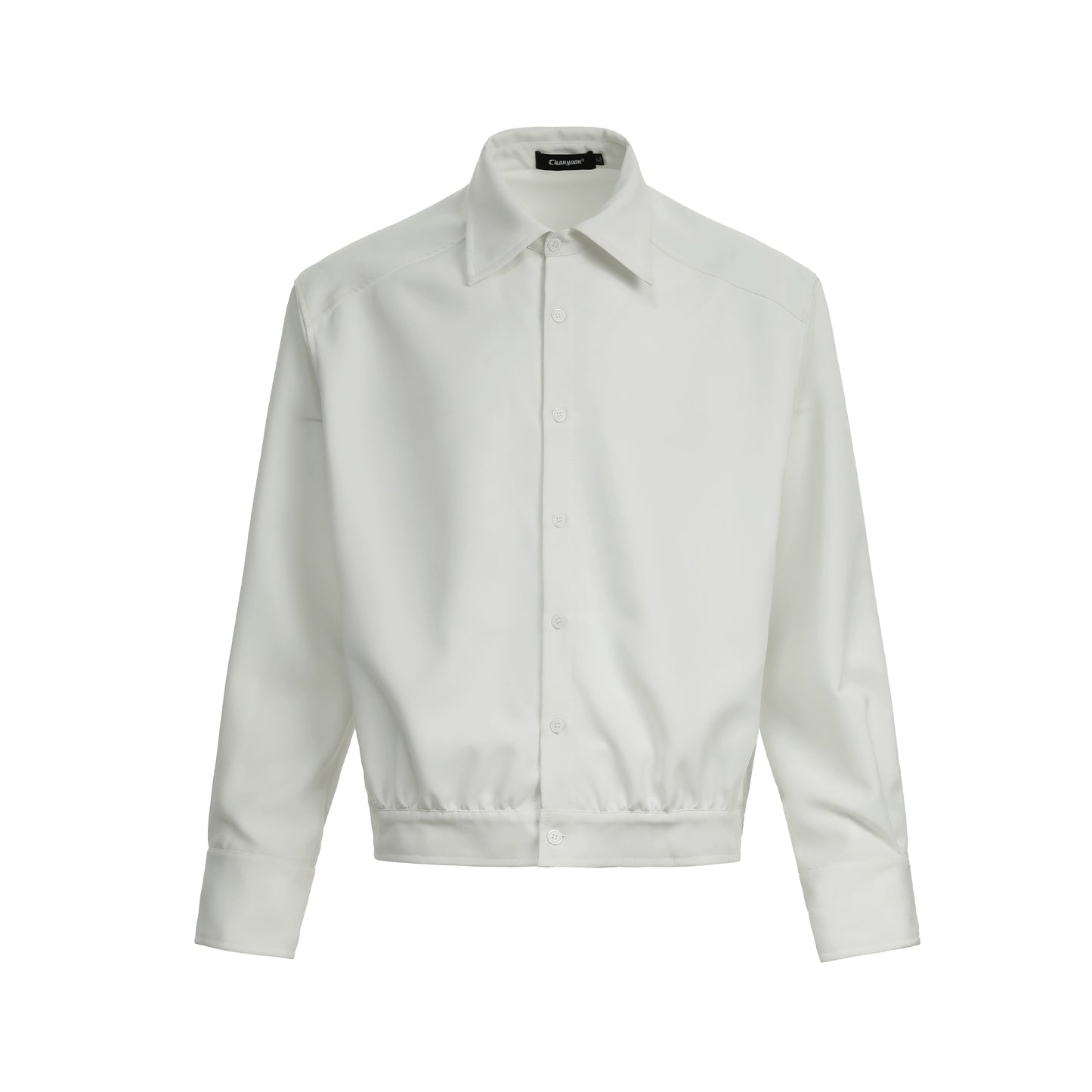 【Oneblue Shop】ギャザーヘムシャツジャケット / Gather Hem Shirt Jacket LS202510021