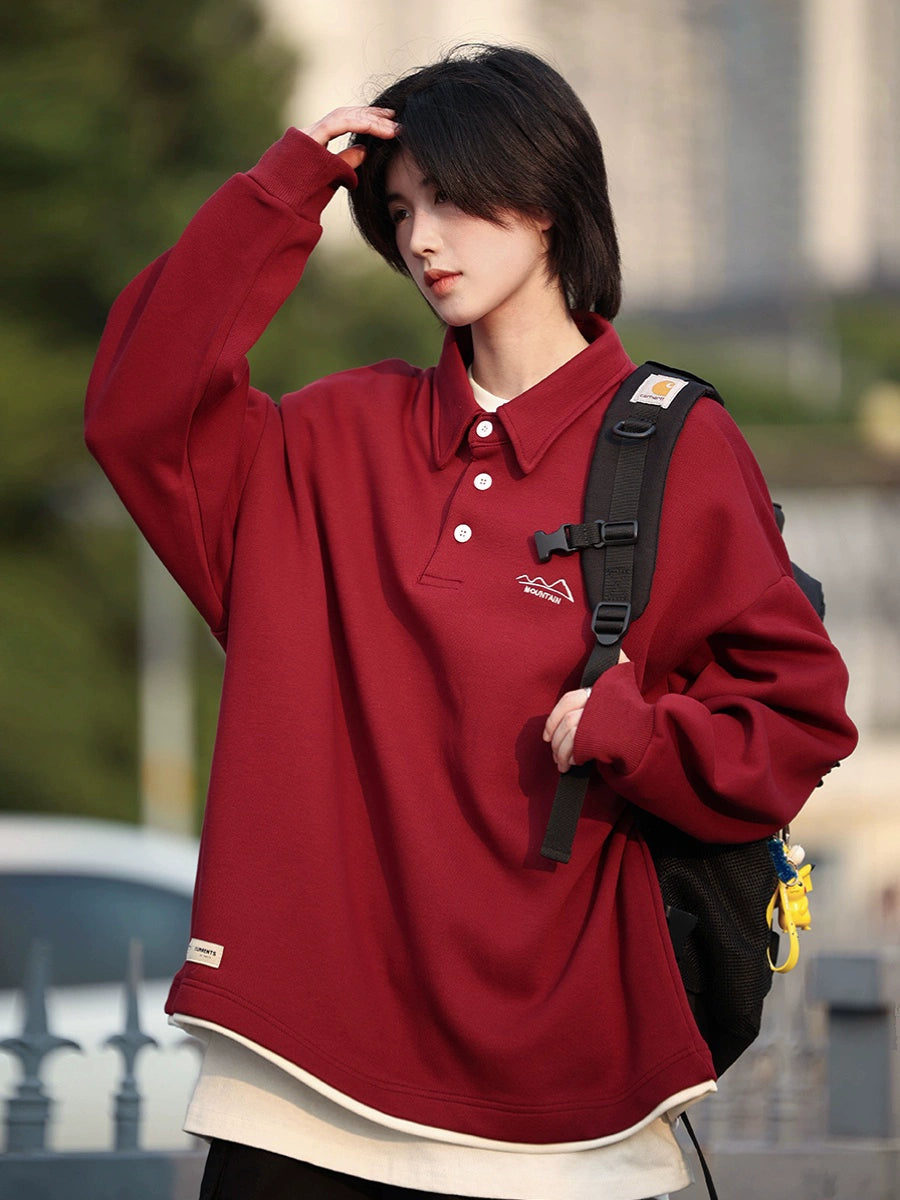 【Oneblue Shop】ロングスリーブパーカー - Hoodies LS2405192