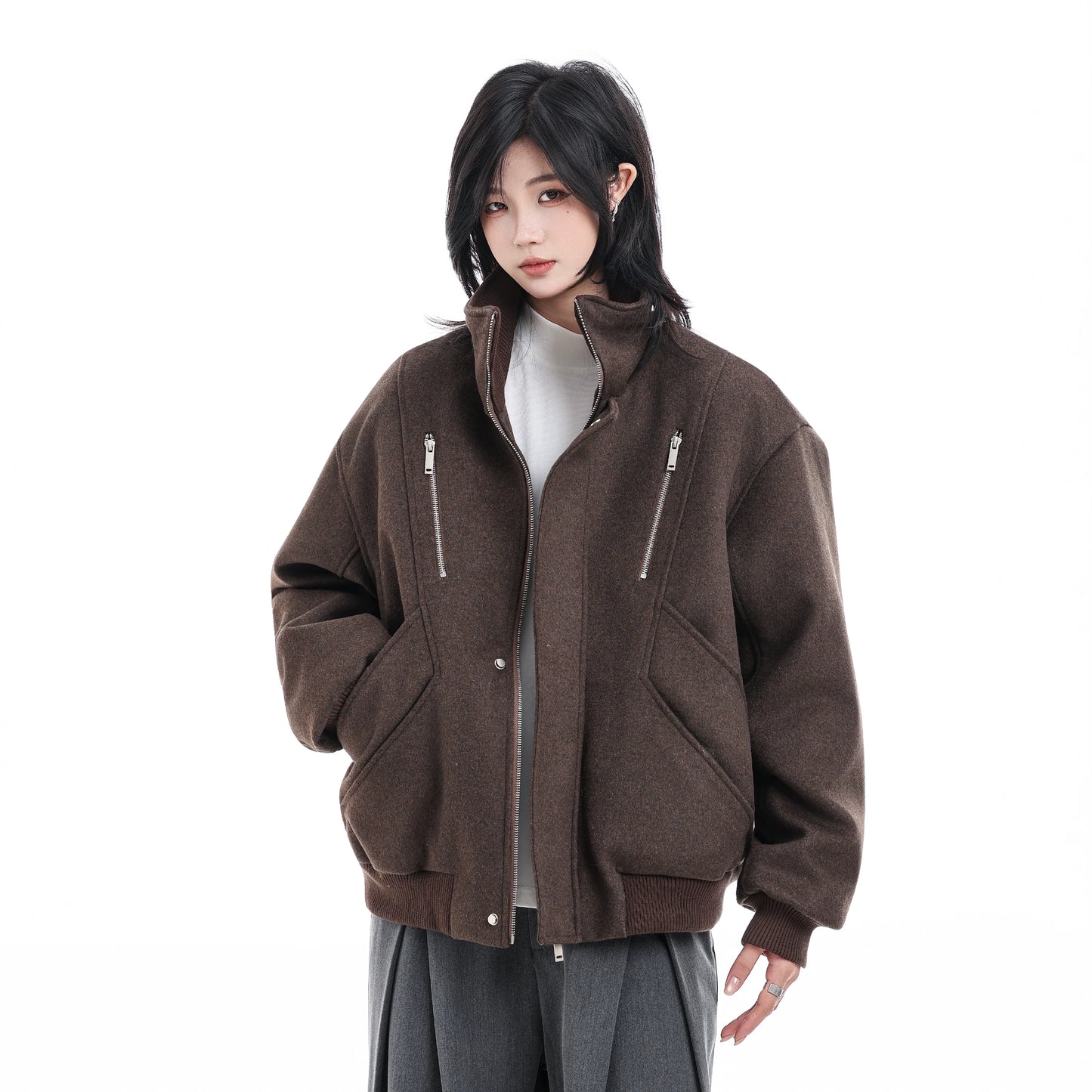 【Oneblue Shop】メルトン ダウンブルゾン / MELTON DOWN BLOUSON LS252902