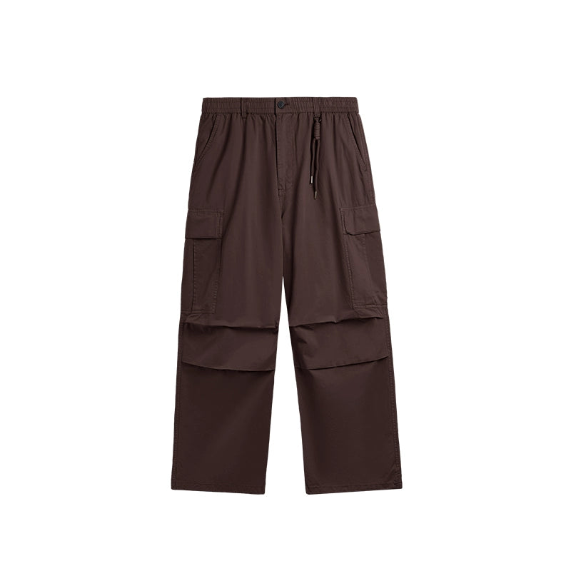 【Oneblue Shop】ウエストゴムワイドカーゴパンツ 春 夏 / Cargo Pants LS2407212