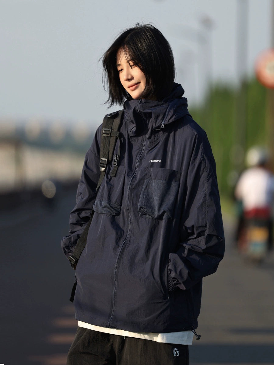 【Oneblue Shop】UVカット通気性ジャケット-Overcoat LS24061911