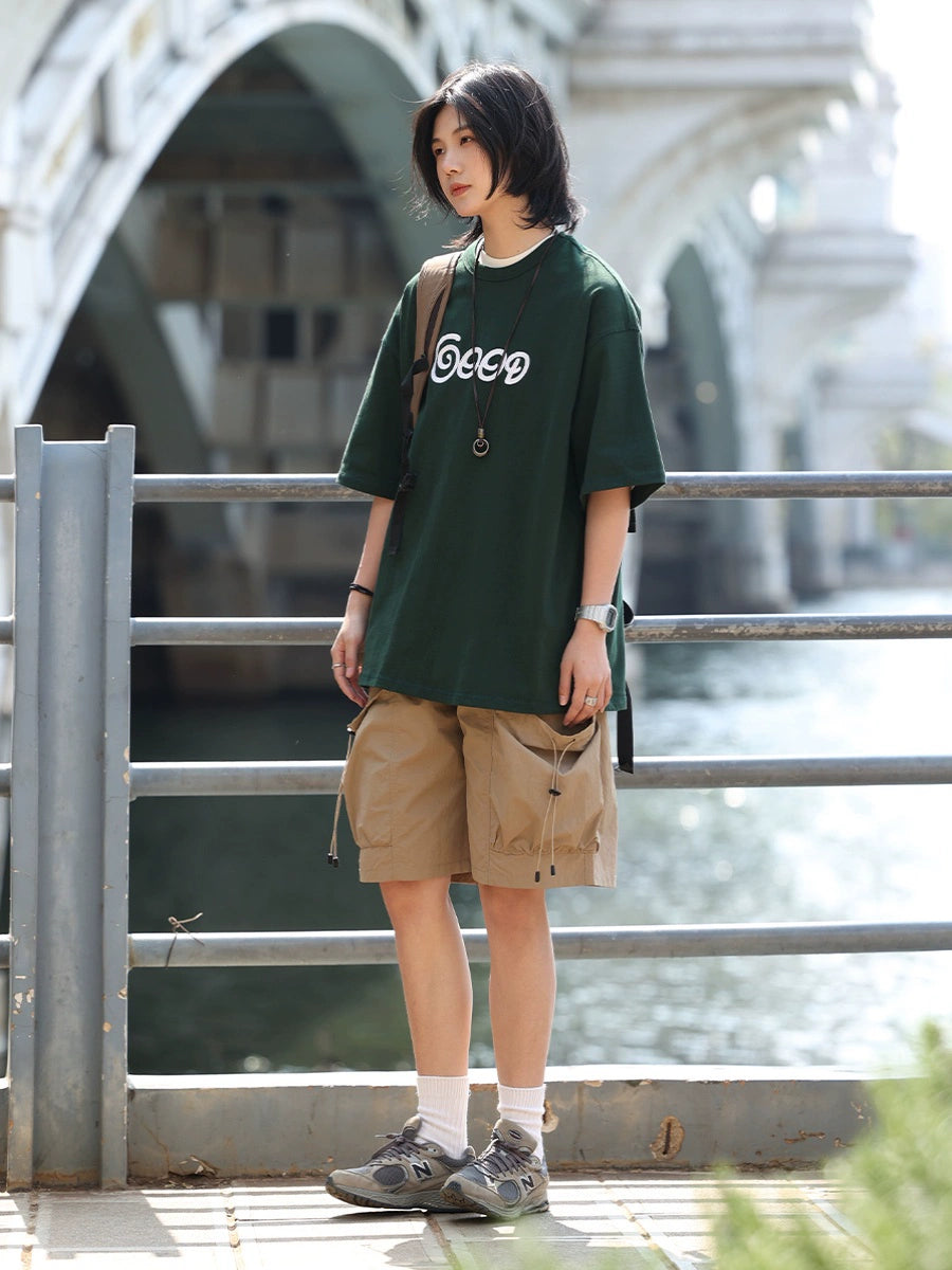 【OneBlue Shop】NCLLW ナチュラルコットンラウンドネックTシャツ LS2404035
