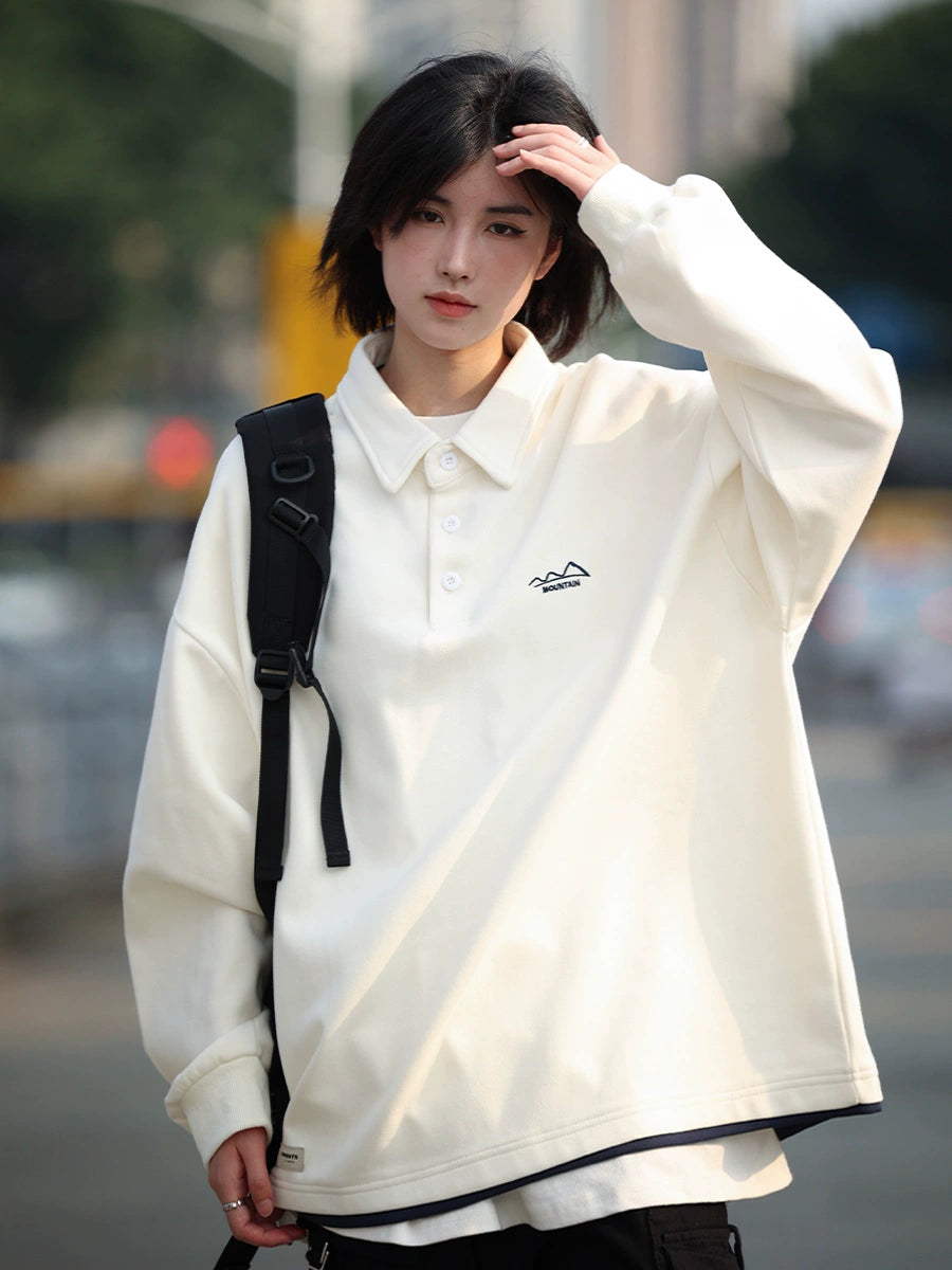 【Oneblue Shop】ロングスリーブパーカー - Hoodies LS2405192