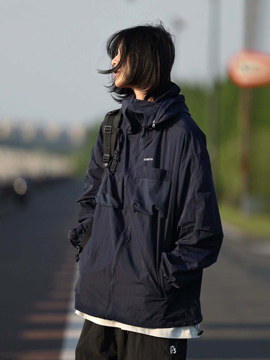【Oneblue Shop】UVカット通気性ジャケット-Overcoat LS24061911