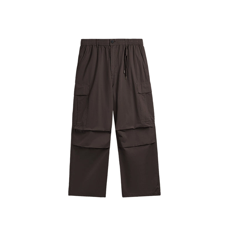 【Oneblue Shop】ウエストゴムワイドカーゴパンツ 春 夏 / Cargo Pants LS2407212