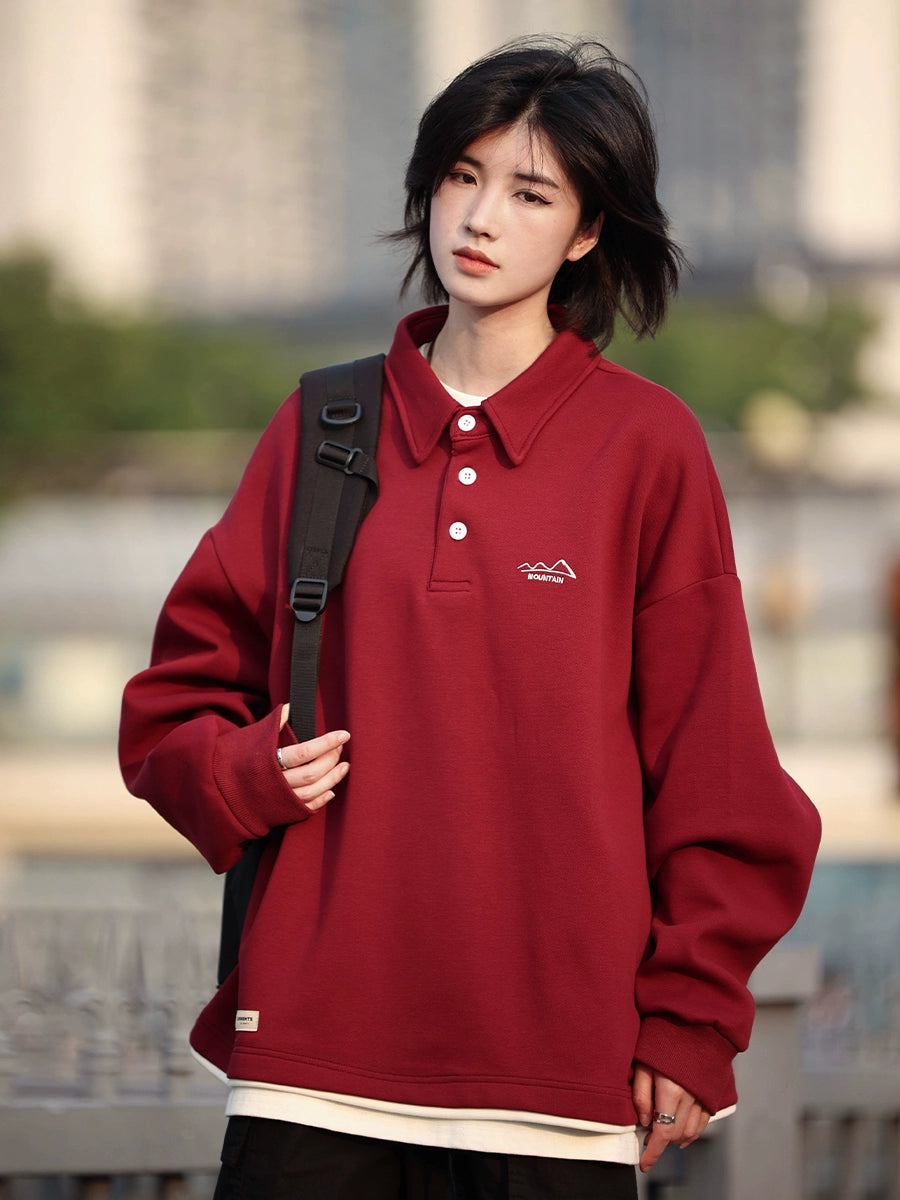 【Oneblue Shop】ロングスリーブパーカー - Hoodies LS2405192