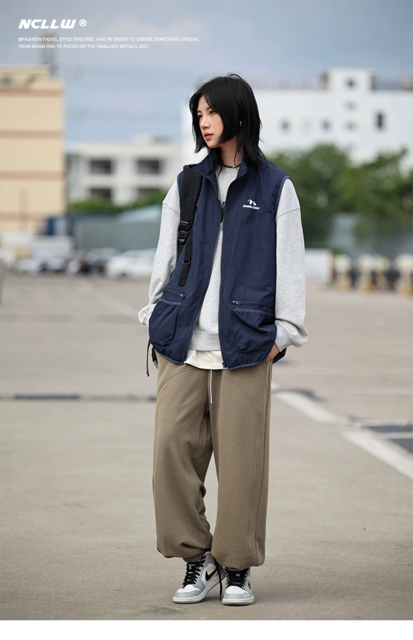 【Oneblue Shop】ベストジャケット -Vest LS2405195