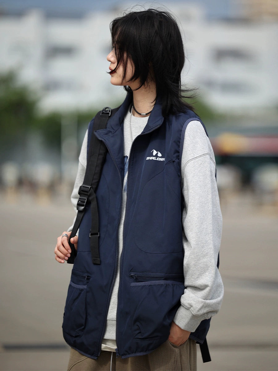 【Oneblue Shop】ベストジャケット -Vest LS2405195