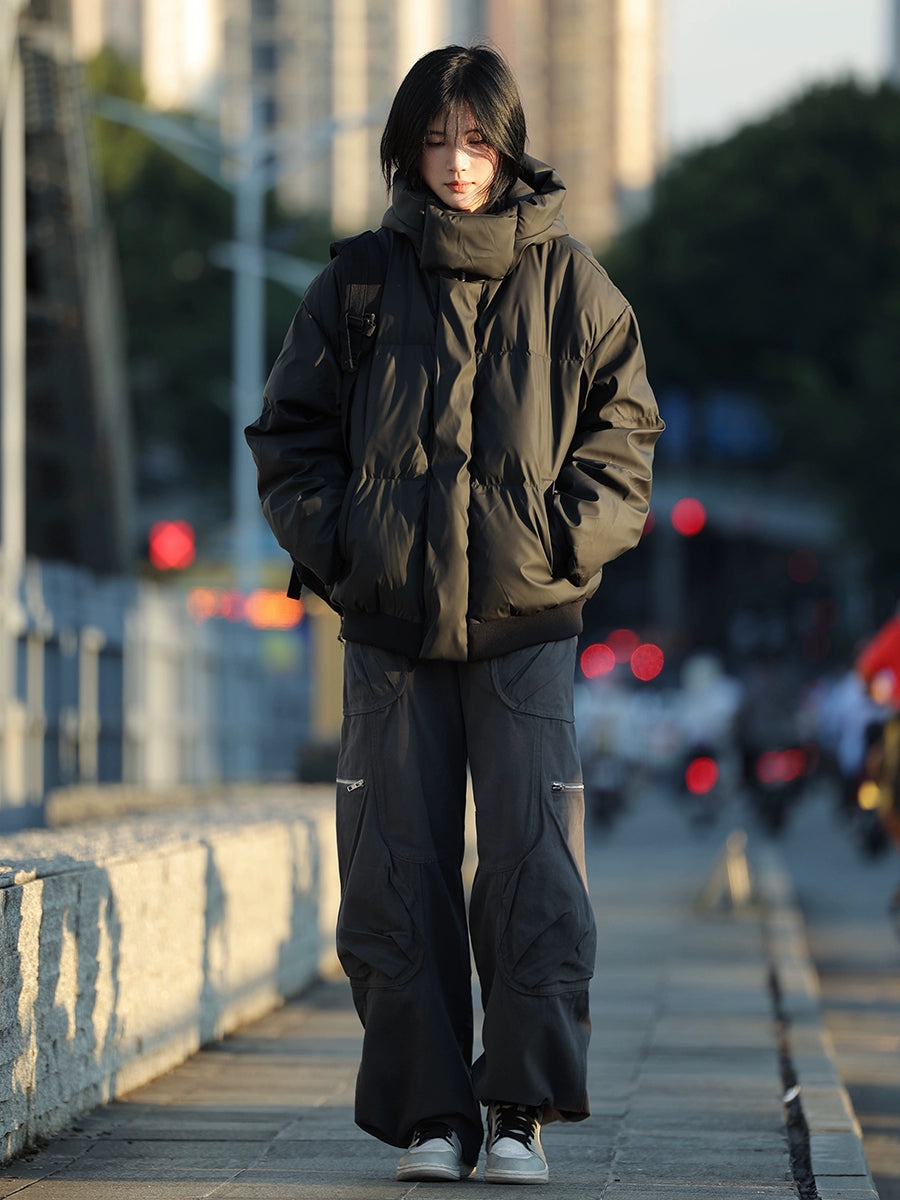 【Oneblue Shop】2024AW 防寒厚手 レザーブルゾン LS25020203