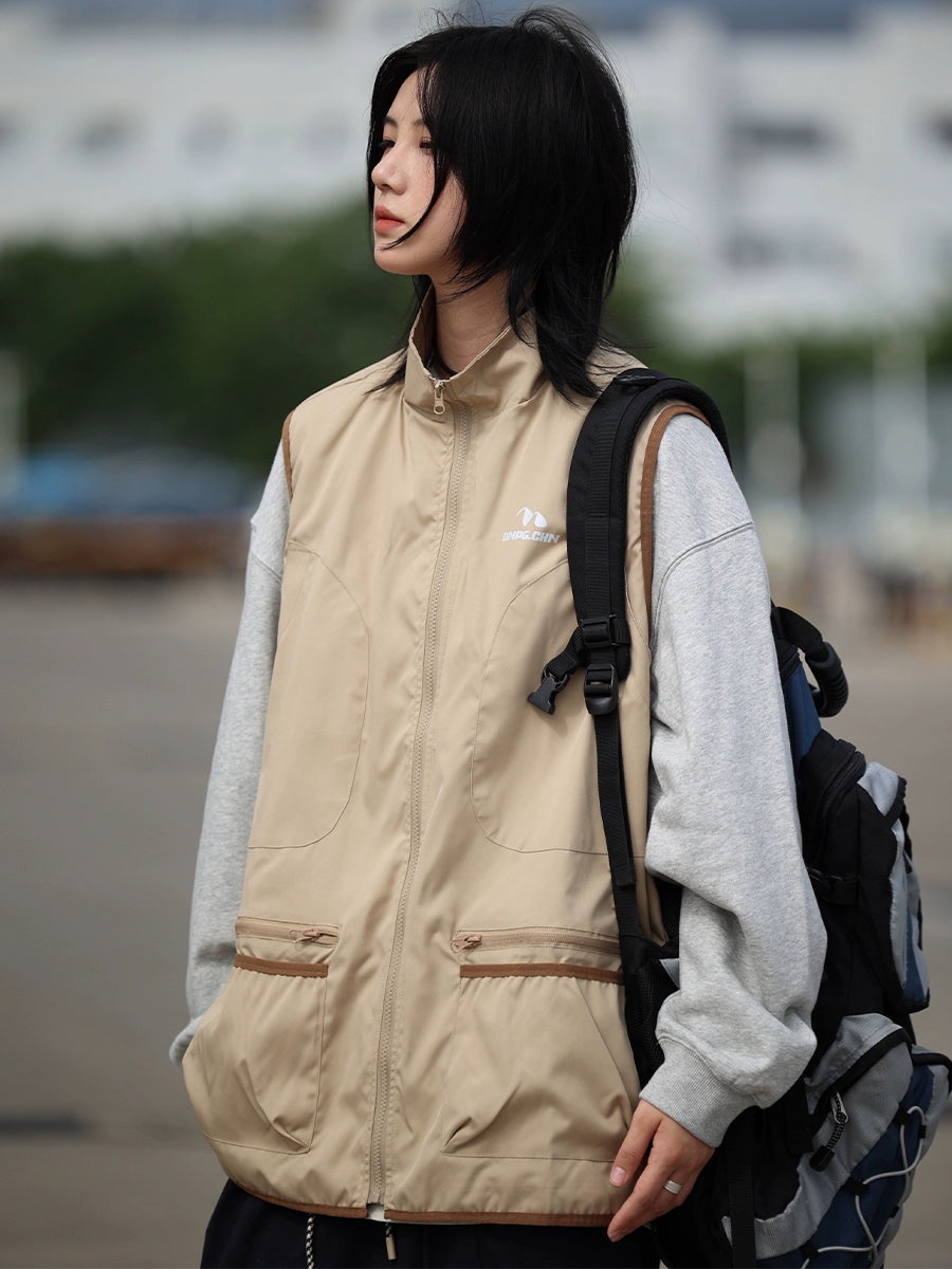 【Oneblue Shop】ベストジャケット -Vest LS2405195