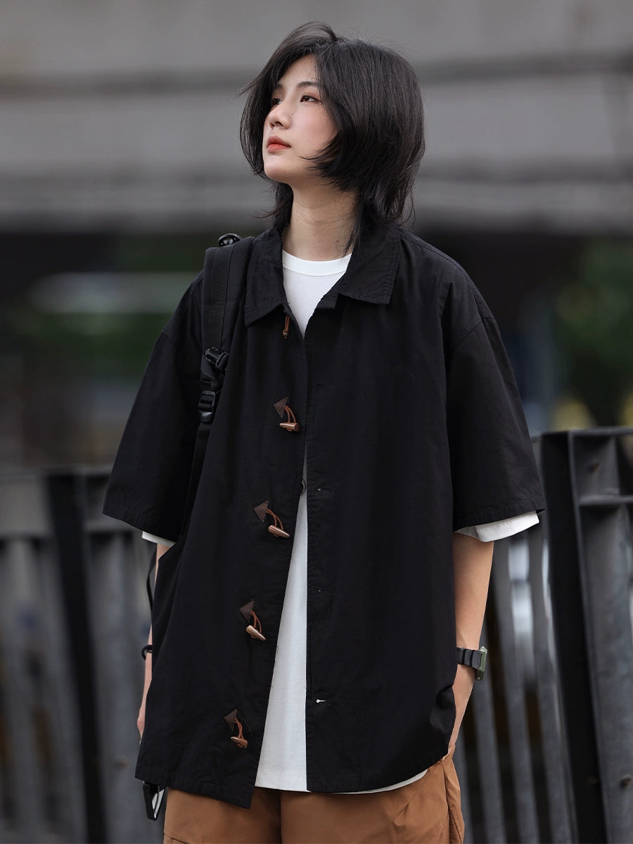 【Oneblue shop】シンプルなシャツTシャツ-T-shirt LS2406058
