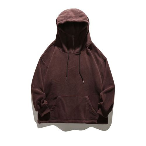 【Onefish Shop】秋冬必須アイテム!ルーズフィットフリースパーカーパーカー LS2401022