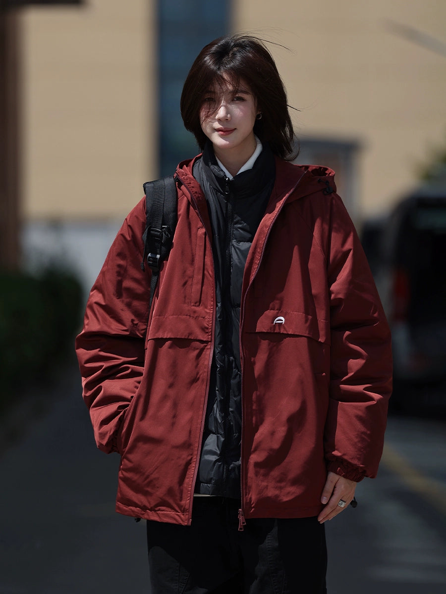 【Oneblue Shop】3イン1ダウンジャケ ット・90%ホワイトダックダウン 3-in-1 Down Jacket with 90% White Duck Down LS2411042