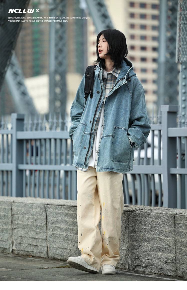 【OneBlue Shop】ヴィンテージライン デニムジャケット / VINTAGE LINE DENIM JACKET LS202510302