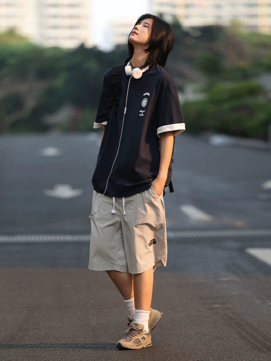フェイク2枚プリントTシャツ -Tshirt LS2405202