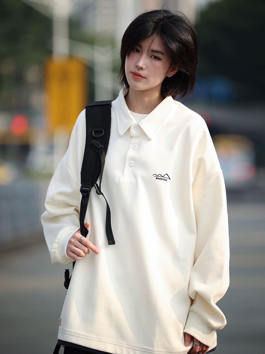 【Oneblue Shop】ロングスリーブパーカー - Hoodies LS2405192