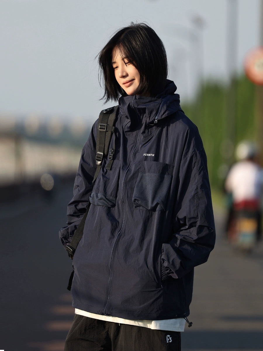 【Oneblue Shop】UVカット通気性ジャケット-Overcoat LS24061911
