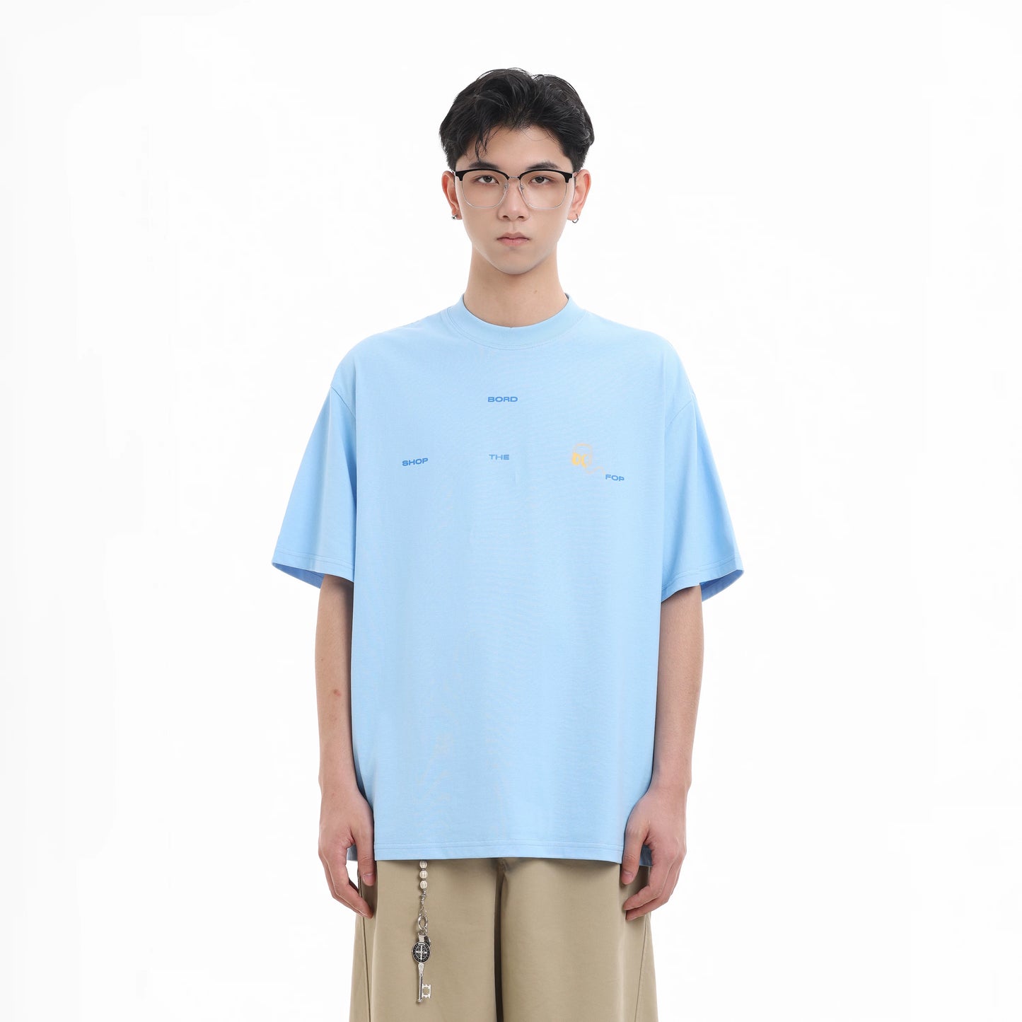 【Oneblue Shop】ミニロゴ Tシャツ / Mini Logo T-shirt LS2604162