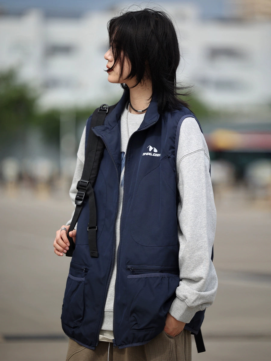 【Oneblue Shop】ベストジャケット -Vest LS2405195