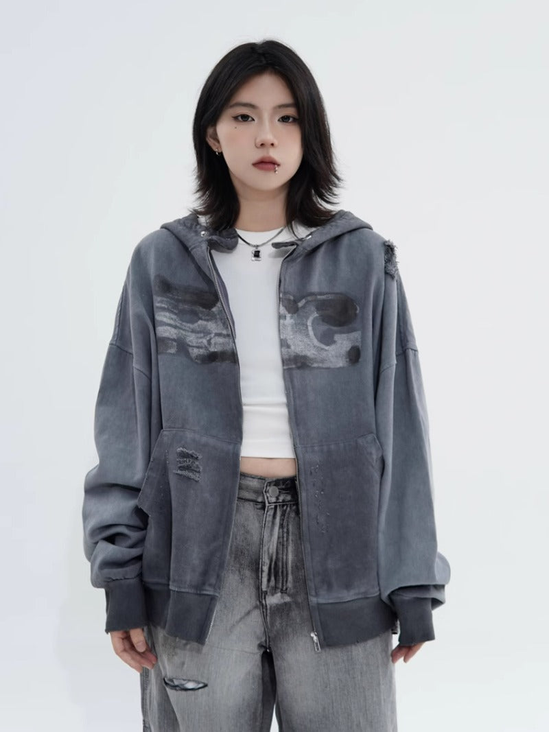【Oneblue Shop】大人気!ヴィンテージ風ジャケット 秋冬 厚手のコットンカーディガン LS2311191