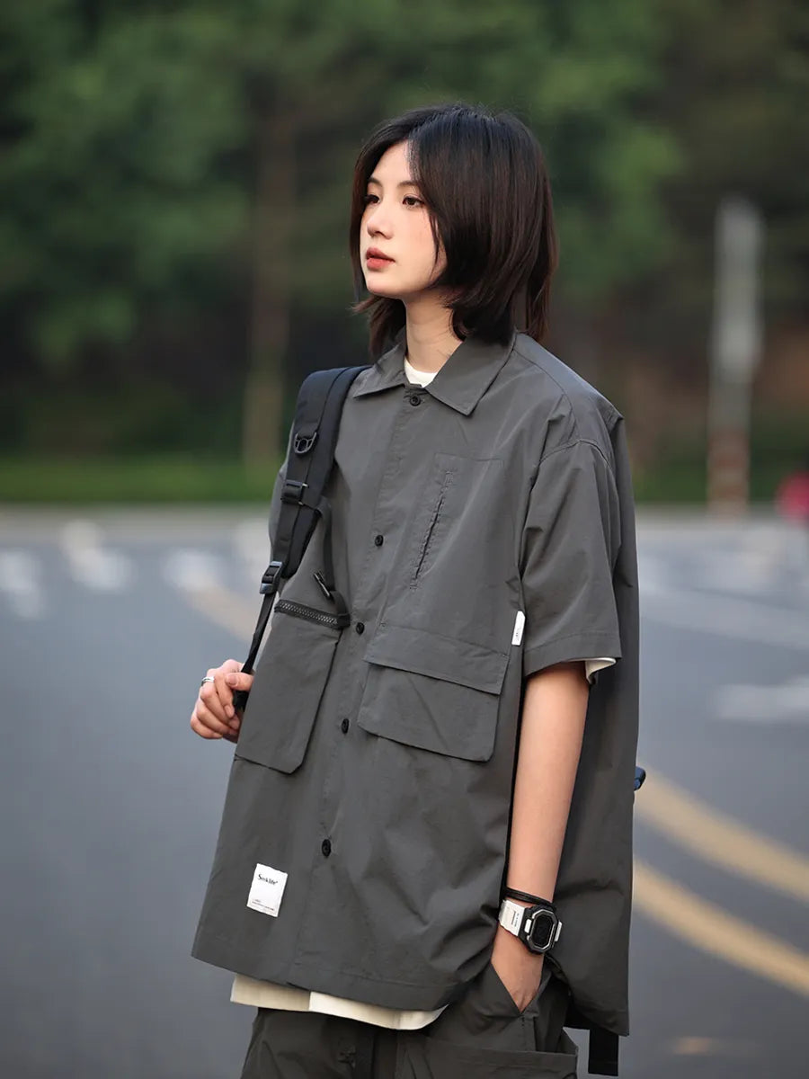 【Oneblue Shop】レトロルーズシャツ LS31501