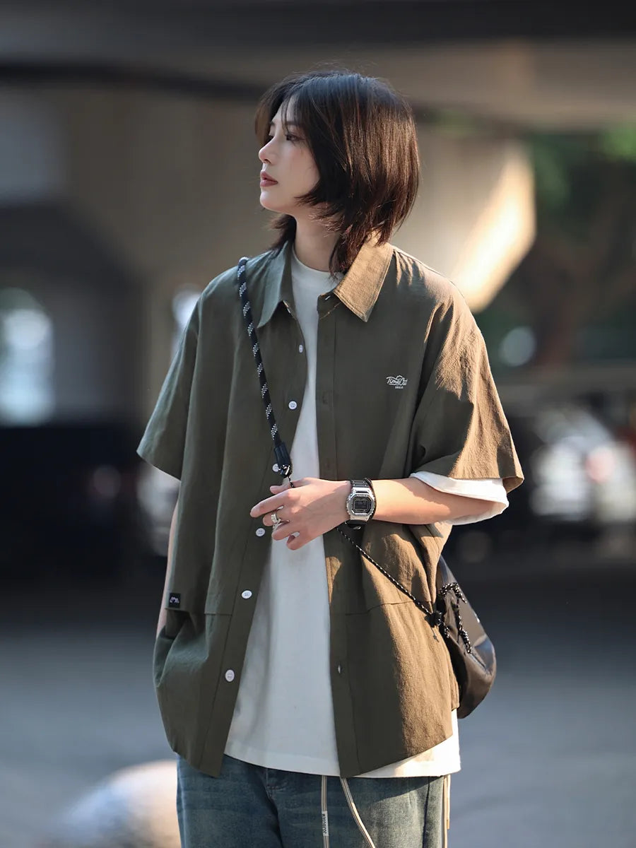 Oneblue Shop/Wide Silhouette Cargo Shorts LS0315005