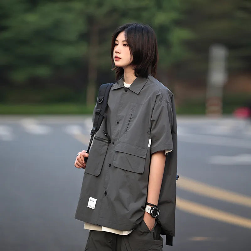 【Oneblue Shop】レトロルーズシャツ LS31501