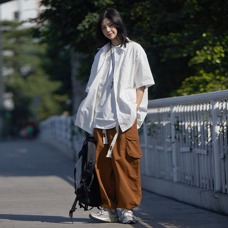 【Oneblue Shop】CityBoy 夏の半袖シャツ LS033103