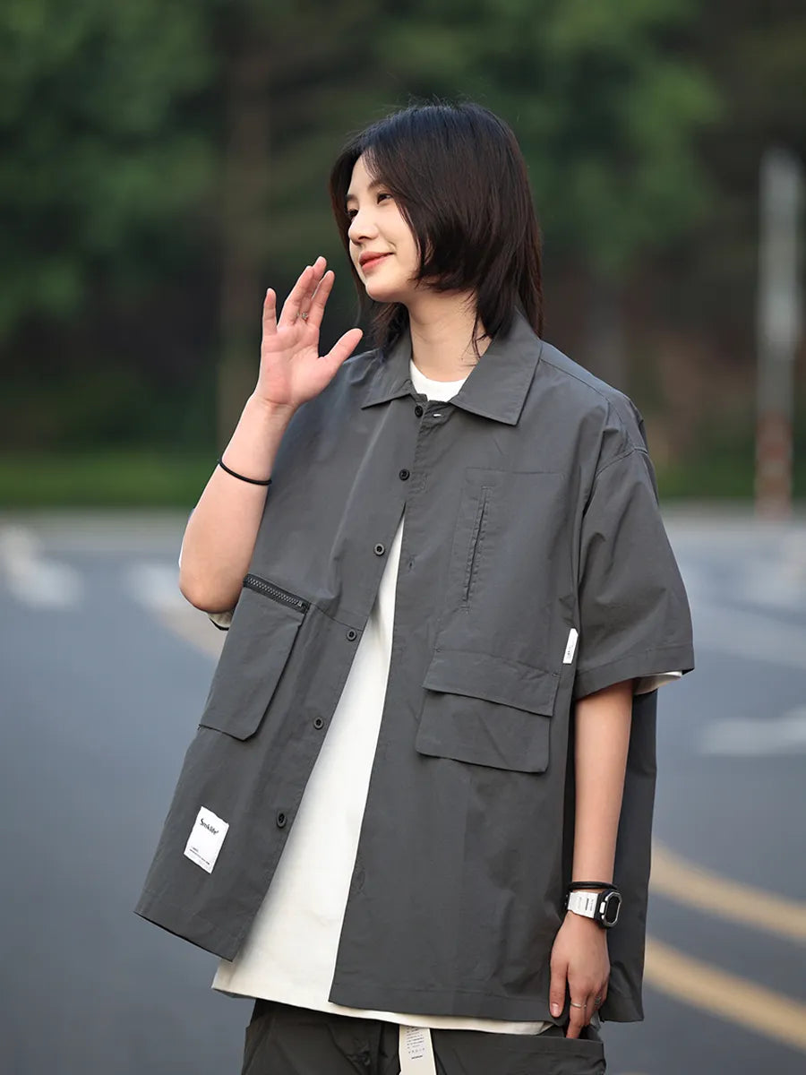 【Oneblue Shop】レトロルーズシャツ LS31501