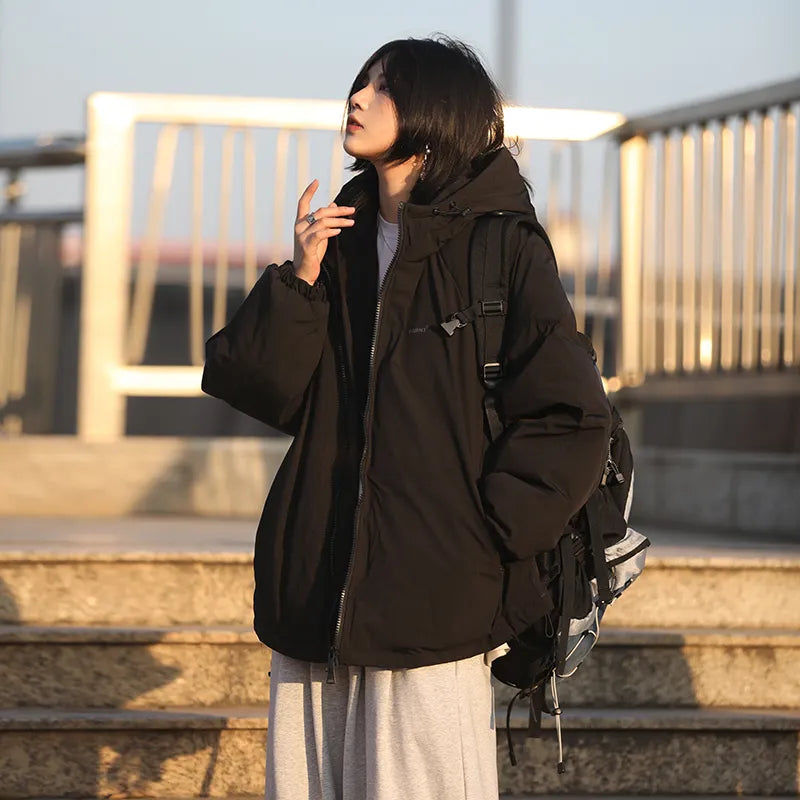【Oneblue Shop】オーバーサイズ 中綿 パファージャケット 【機能綿】男女兼用 防風
