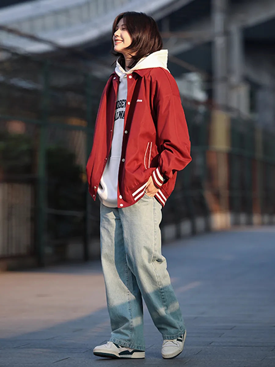 【Oneblue Shop】2023年春夏の新作ゆったりスラックスストレートジーンズ ロングパンツ