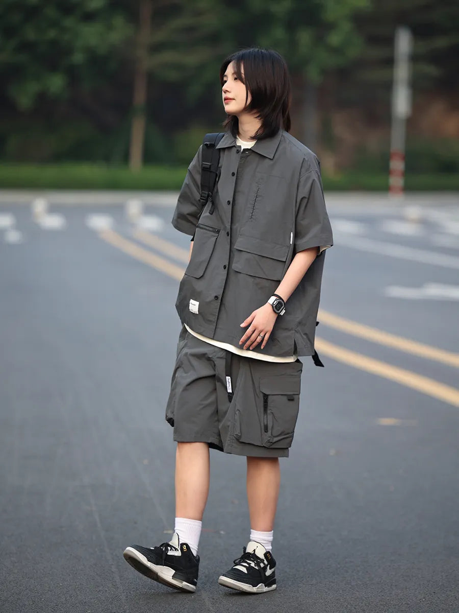 【Oneblue Shop】レトロルーズシャツ LS31501