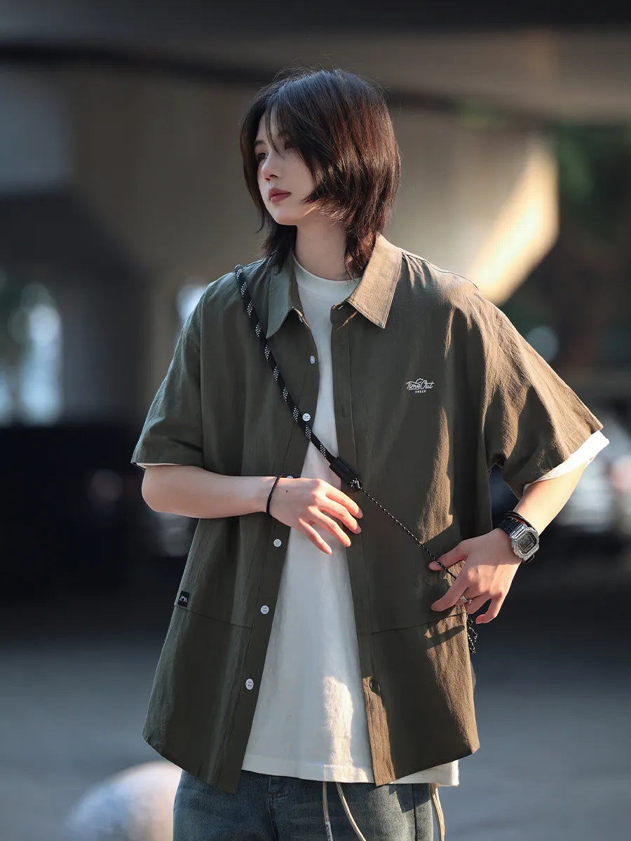 Oneblue Shop/Wide Silhouette Cargo Shorts LS0315005