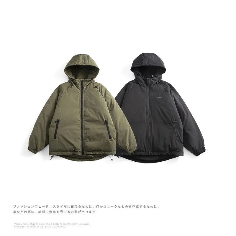 【Oneblue Shop】オーバーサイズ 中綿 パファージャケット 【機能綿】男女兼用 防風