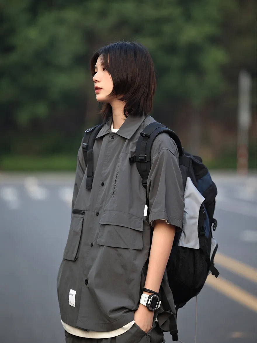 【Oneblue Shop】レトロルーズシャツ LS31501