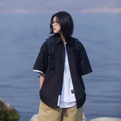 Oneblue Shop/ Retro loose shirt ls49504894