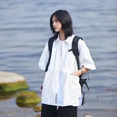 Oneblue Shop/ Retro loose shirt ls49504894