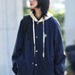 【Oneblue Shop】フェイクレイヤードフード付きジャケット LS239131