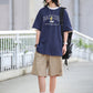 【Oneblue Shop】アルファベットプリント 半袖Tシャツ メンズ 夏 LS0306161
