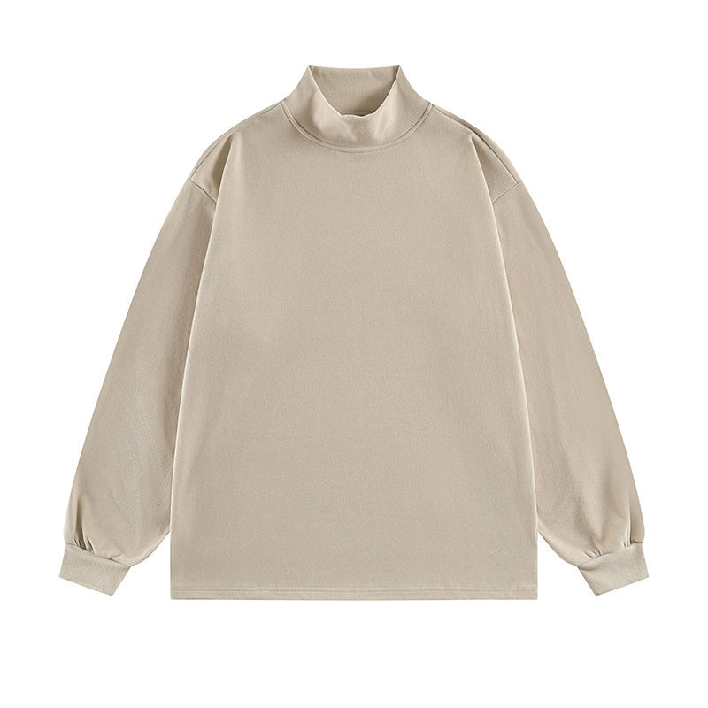 【Oneblue Shop】フリースハイネックロングTシャツ / FLEECE HIGHNECK LONG TEE LS25120401