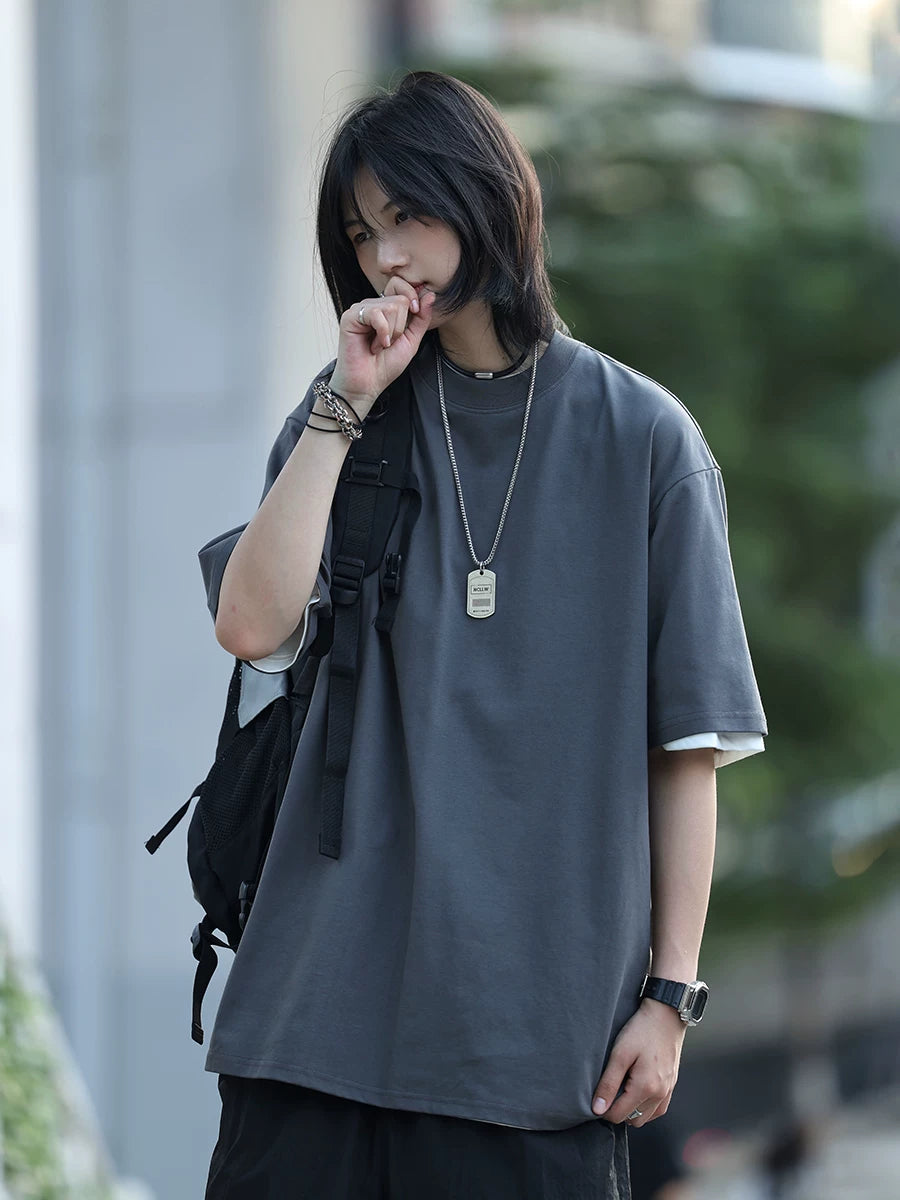 【Oneblue Shop】NS267111ラウンドネック無地Tシャツ【吸湿速乾SORONA】 / Round neck plain T-shirt [moisture wicking quick drying SORONA]