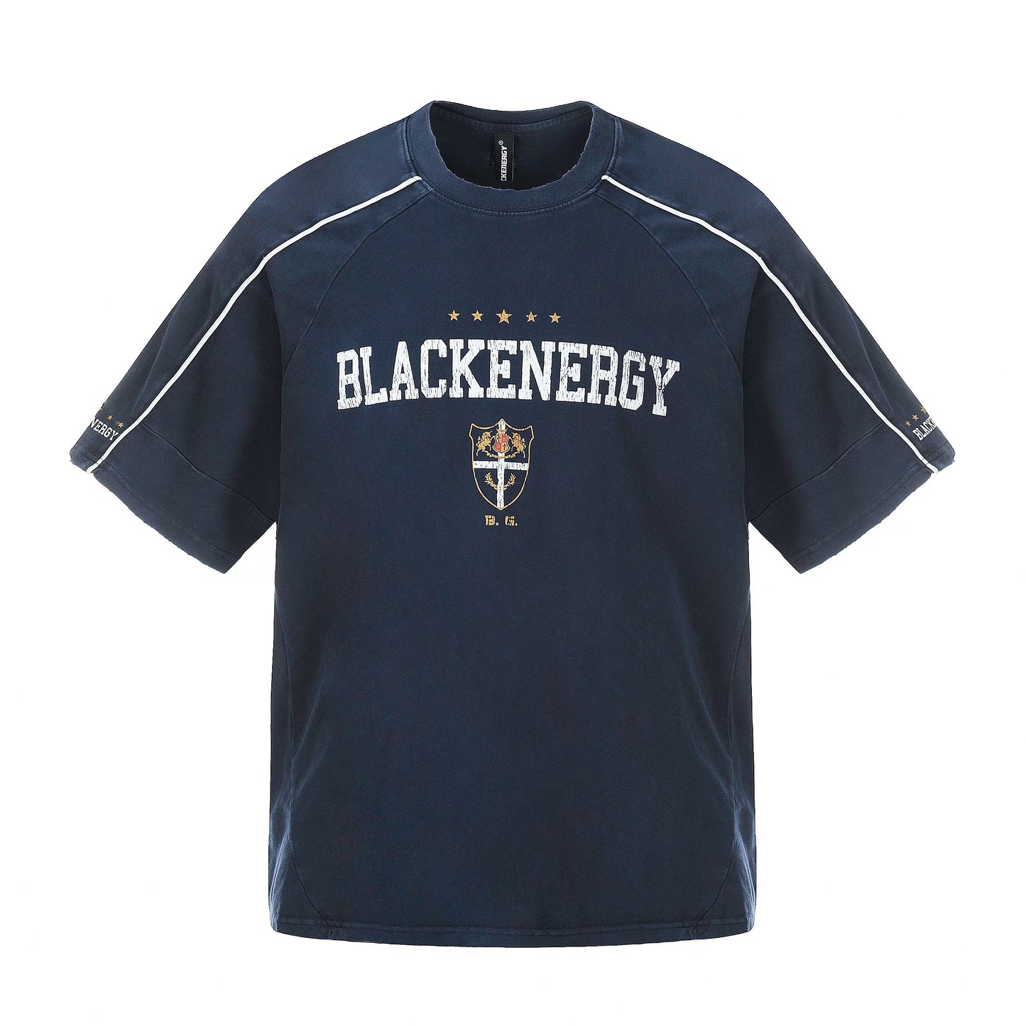【Oneblue Shop】ヴィンテージ カレッジロゴ Tシャツ / Blackenergy Vintage Logo Tee 260111